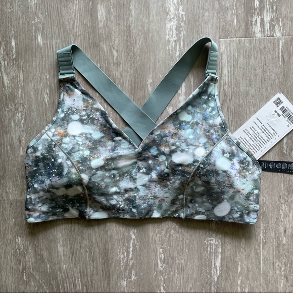 Lululemon Lab V-Neck Train Bra Print - Morpheus Multi - Picture 3 of 7